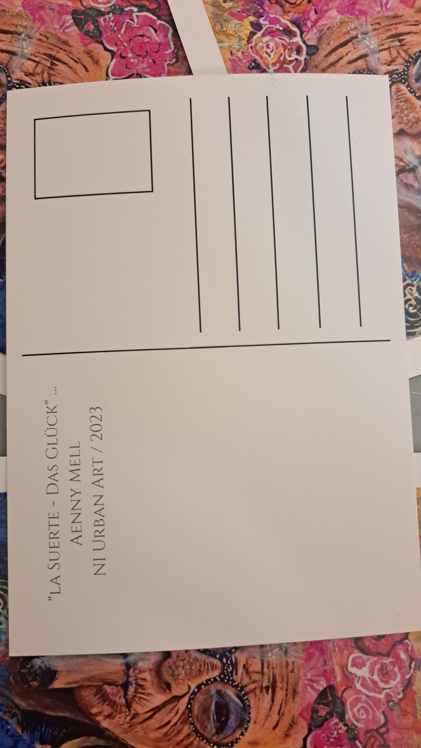 Kunst-Postkarte