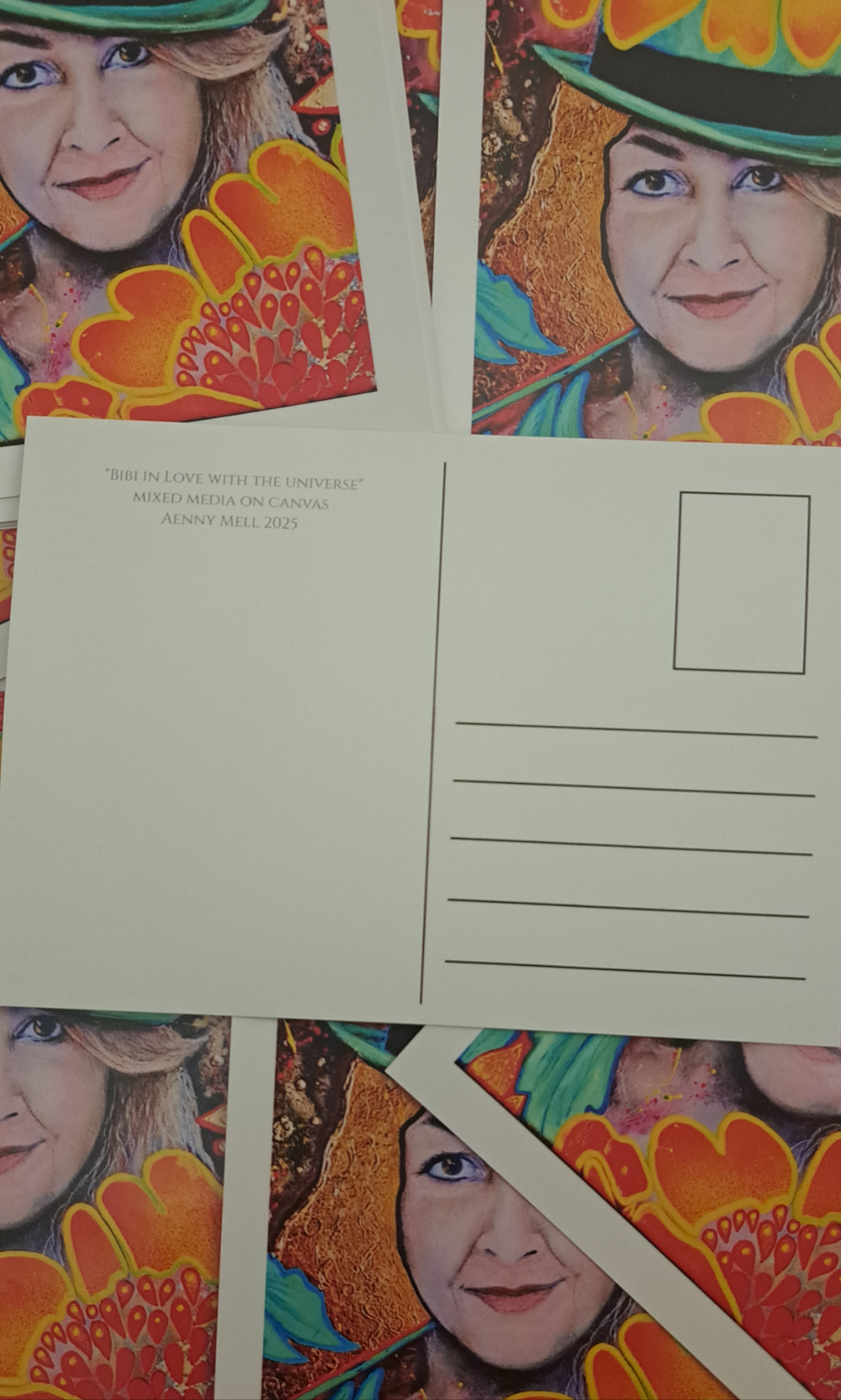 Kunst-Postkarte