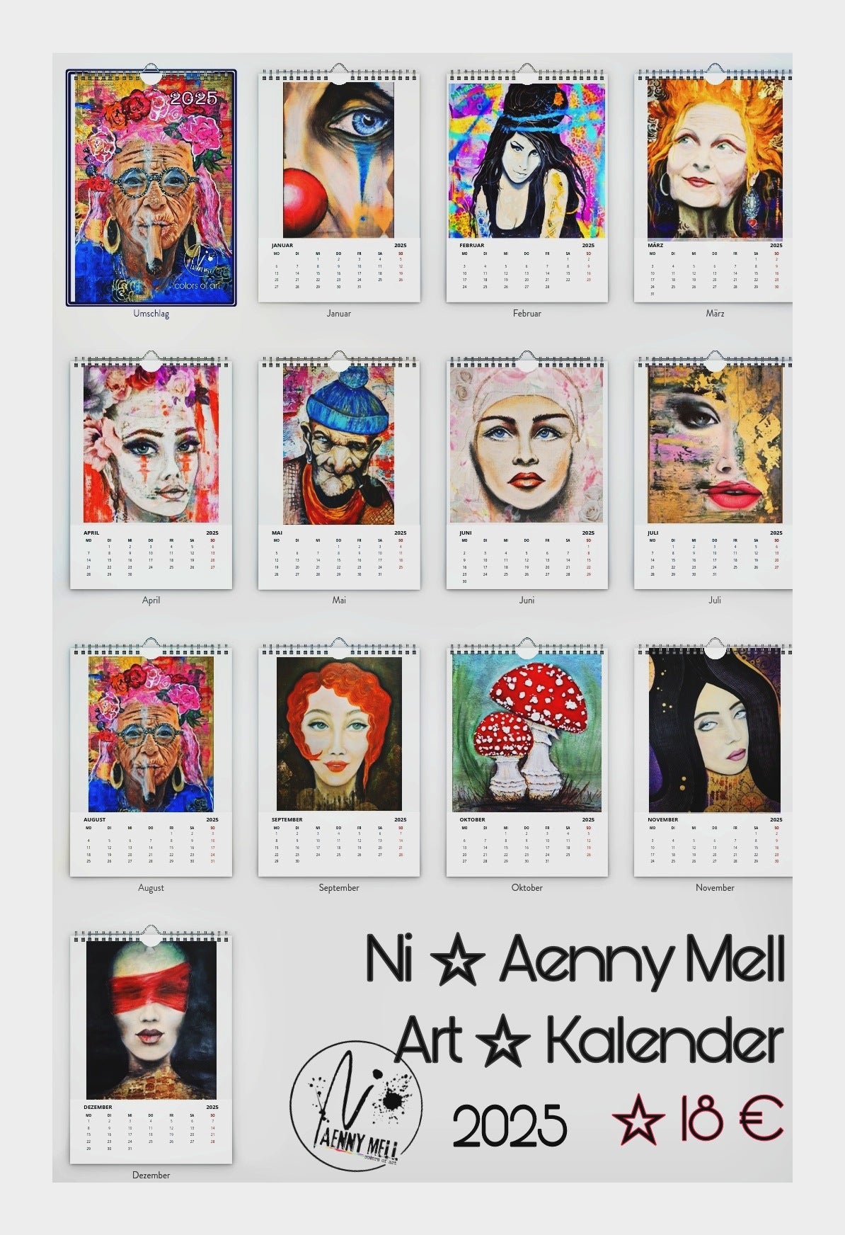 Kunst-Kalender 2025